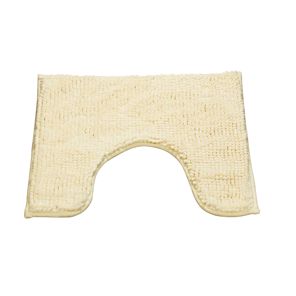 Коврик для туалета Merci, 45х45, полиэстер, цвет ваниль АКВАДЕКОР STLM-2118846 - Вид №2