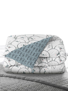 91147937 Пододеяльник 231048, 175x215 см, поплин, цвет серый STLM-0500794 UNIQCUTE
