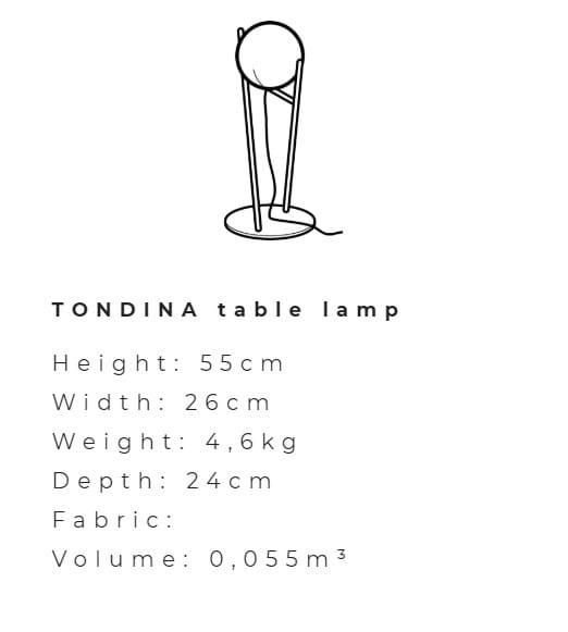 Металлическая настольная лампа Ditre Italia круглый ARCH-00094809 - Вид №2