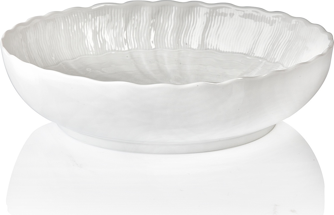 89201 Meissen Салатник 21,5см "Лебединый сервиз" (белый рельеф) Фарфор 