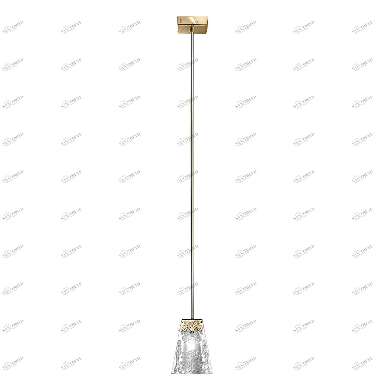 Подвесной светильник D69A9800 Gold от Fabbian FABBIAN ДИЗАЙНЕРСКИЕ 242738 Прозрачный 