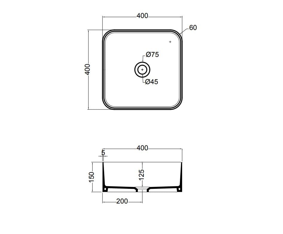 Керамическая квадратная столешница Axa Mate ARCH-00143472 - Вид №7