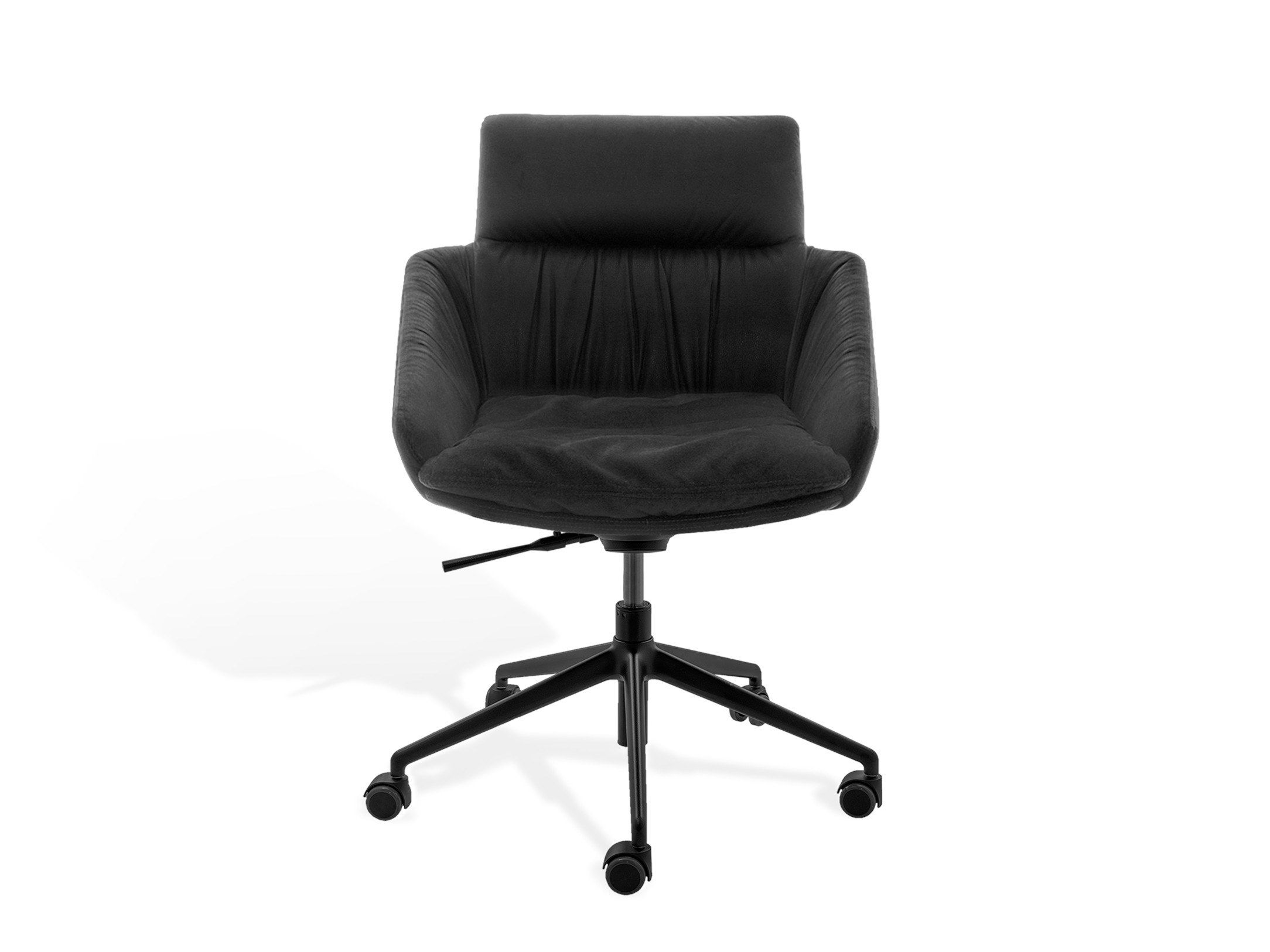 Стул с подлокотниками и 5-спицевым основанием с колесами KFF Faye Casual ARCH-00106765 - Вид №1