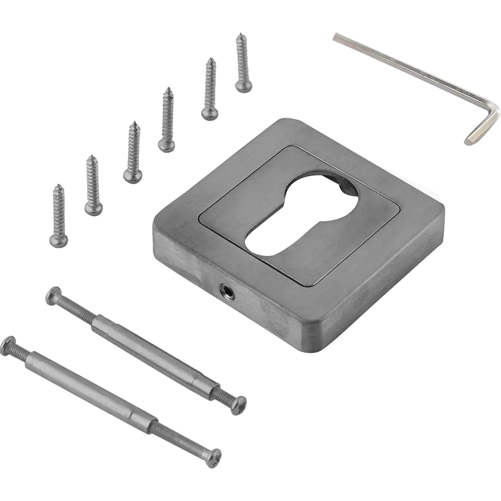 Накладка под цилиндр XM SSC16 цвет сатиновый хром 2 шт FUARO STLM-2180606 - Вид №2