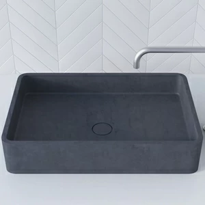 WВ601GRAFIT Накладная раковина на столешницу  овальная BetOn