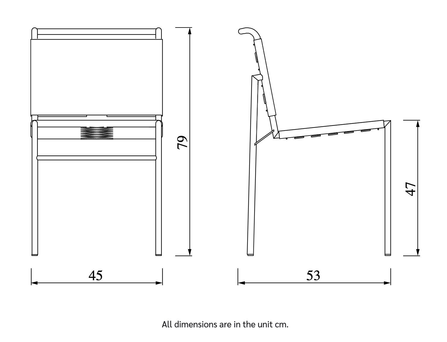 Стальной каркас кожаный стул Classicon Roquebrune ARCH-00064528 - Вид №18