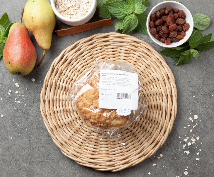 6406 Печенье овсяное с изюмом Вкусляндия  - Вид №2