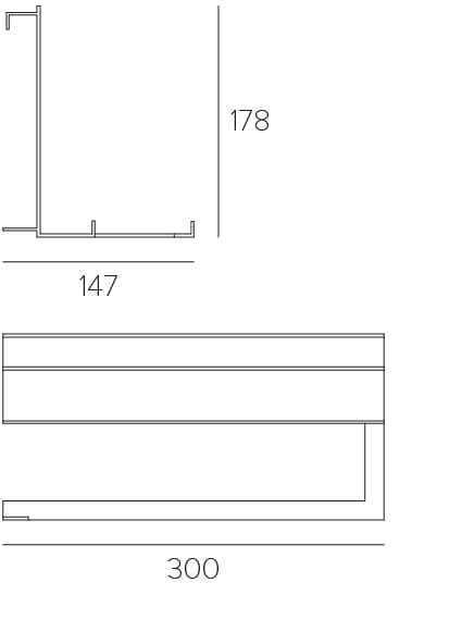 Алюминиевый кухонный держатель рулона Letroh NODO FURNITURE ARCH-00147217 - Вид №3