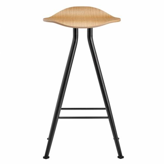 NORR11 Высокий табурет с железным основанием и дубовым сиденьем sun-id-1497951 - Вид №3