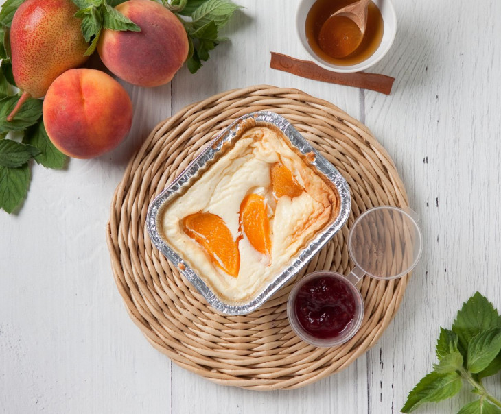 6832 Запеканка с персиком Вкусляндия 