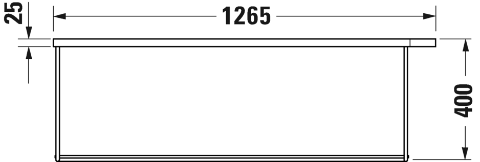 0031181000 DuraSquare Консоль металлическая подвесная **
Хром Black Matt Duravit - Вид №4