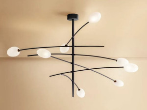 Алюминиевый потолочный светильник с регулируемой яркостью