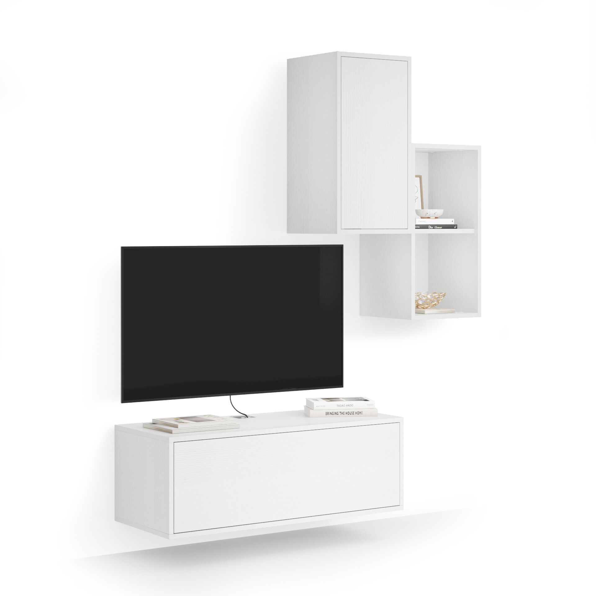 Модульная оборудованная стена установленная стеной в меламинированном Mobili Fiver IACOPO ARCH-00070420 - Вид №102