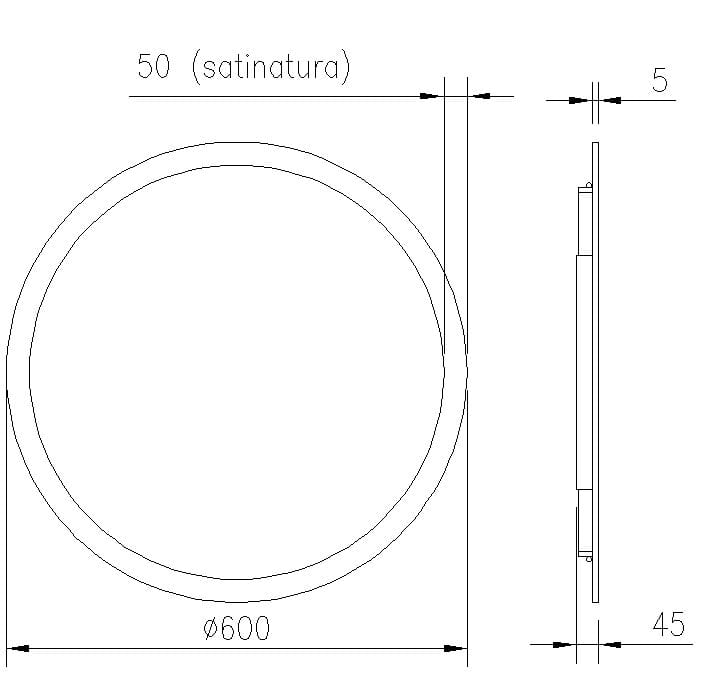 Настенное круглое зеркало Spekkio Circle LED ARCH-00054135 - Вид №3