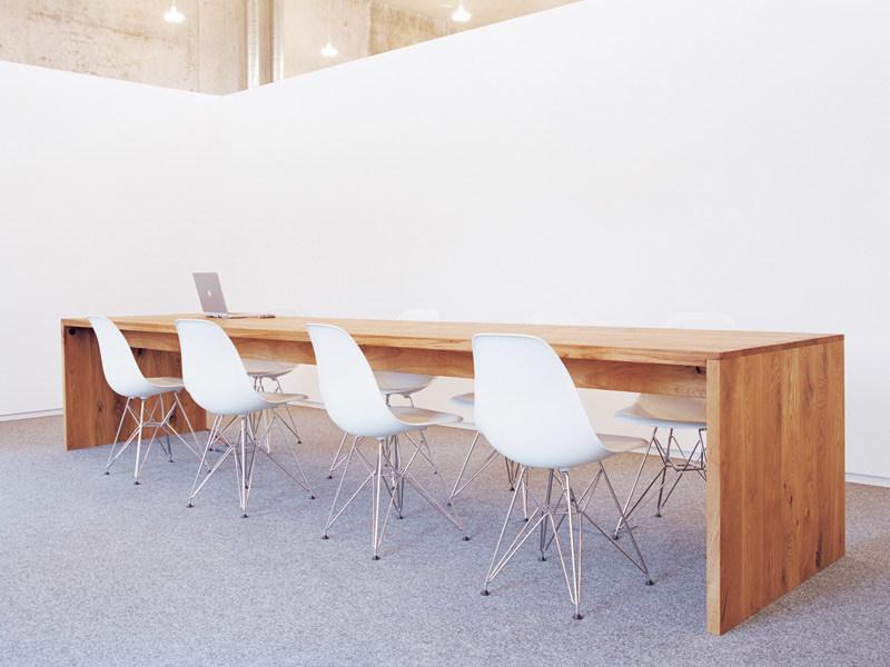 e15 Письменный стол / стол из массива дерева  Ta01  - Вид №3