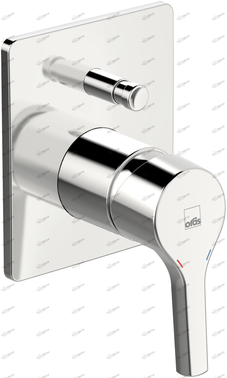 Oras 3986H Панель смесителя для ванны и душа 3986H Saga Style Хром 