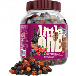 УТ0009723 Лакомство для грызунов Ягодное ассорти для всех видов грызунов 200г Little one