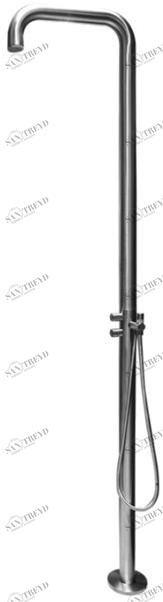 GUGLIELMI Открытый душ из нержавеющей стали с ручным душем Novo inox Fiad80802