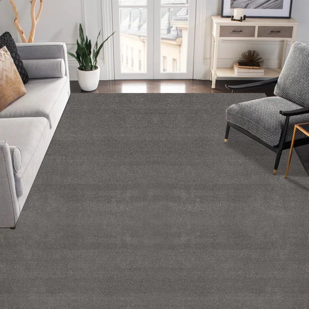 РОЯЛТАФТ Ковровое покрытие Velvet антрацитовое 4 метра 89337415 STLM-0892996 - Вид №4