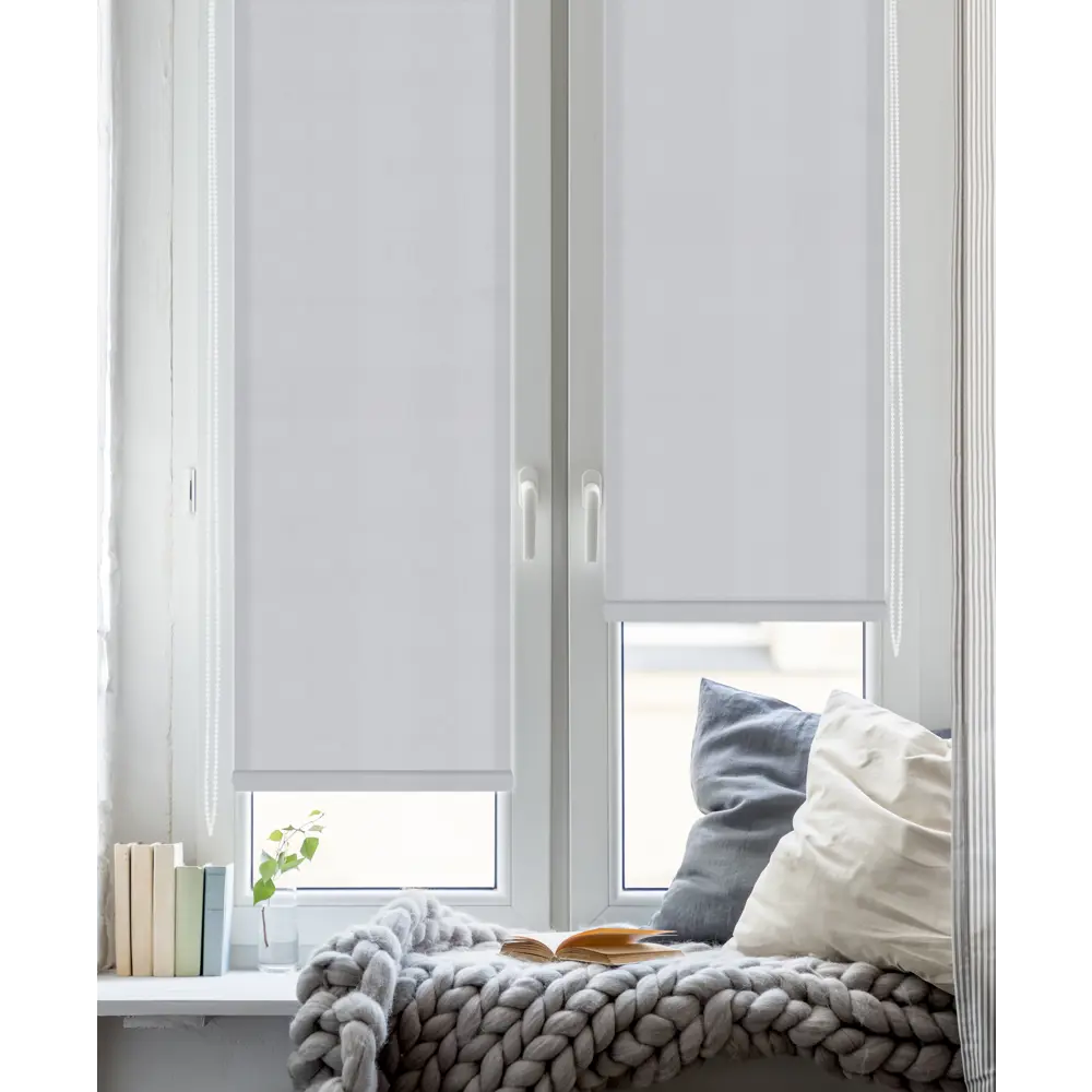 Штора рулонная Inspire Шантунг 40x160 см серая STLM-2072744 - Вид №5