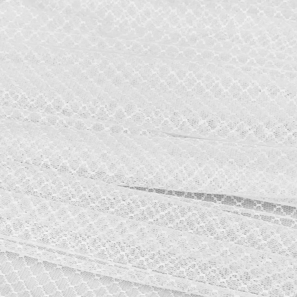 Тюль на ленте «Сетка Zigzag» 250x260 см цвет белый AMORE MIO STLM-2125674 - Вид №2