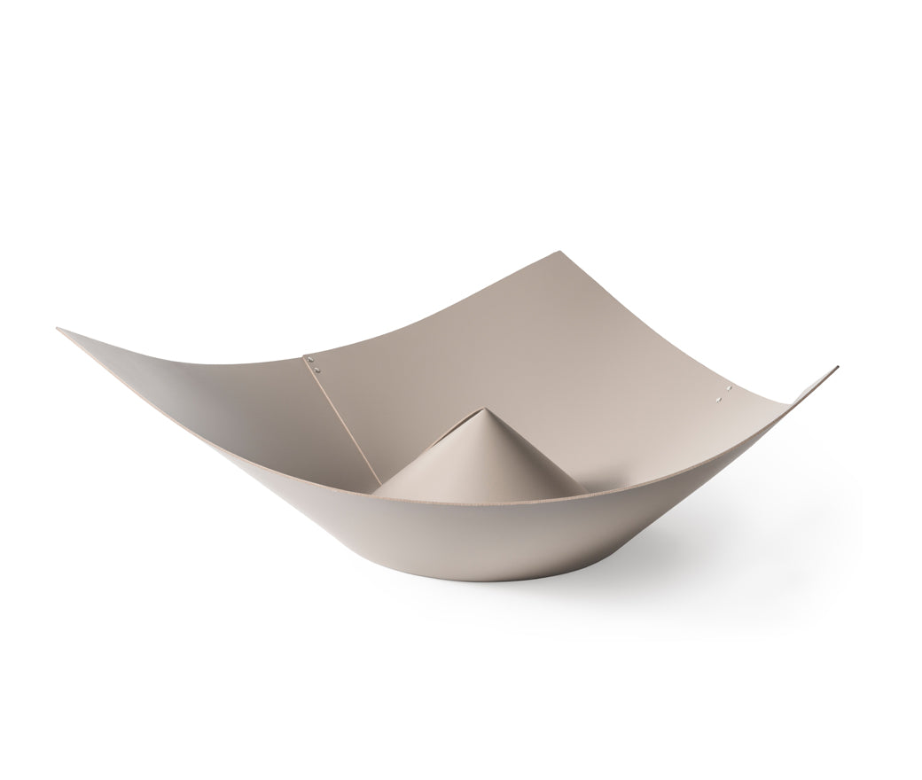 Корзина Сомбреро - 66X66XH25 см / регенерированная кожа_coffee Pinetti 00.1148.082.015