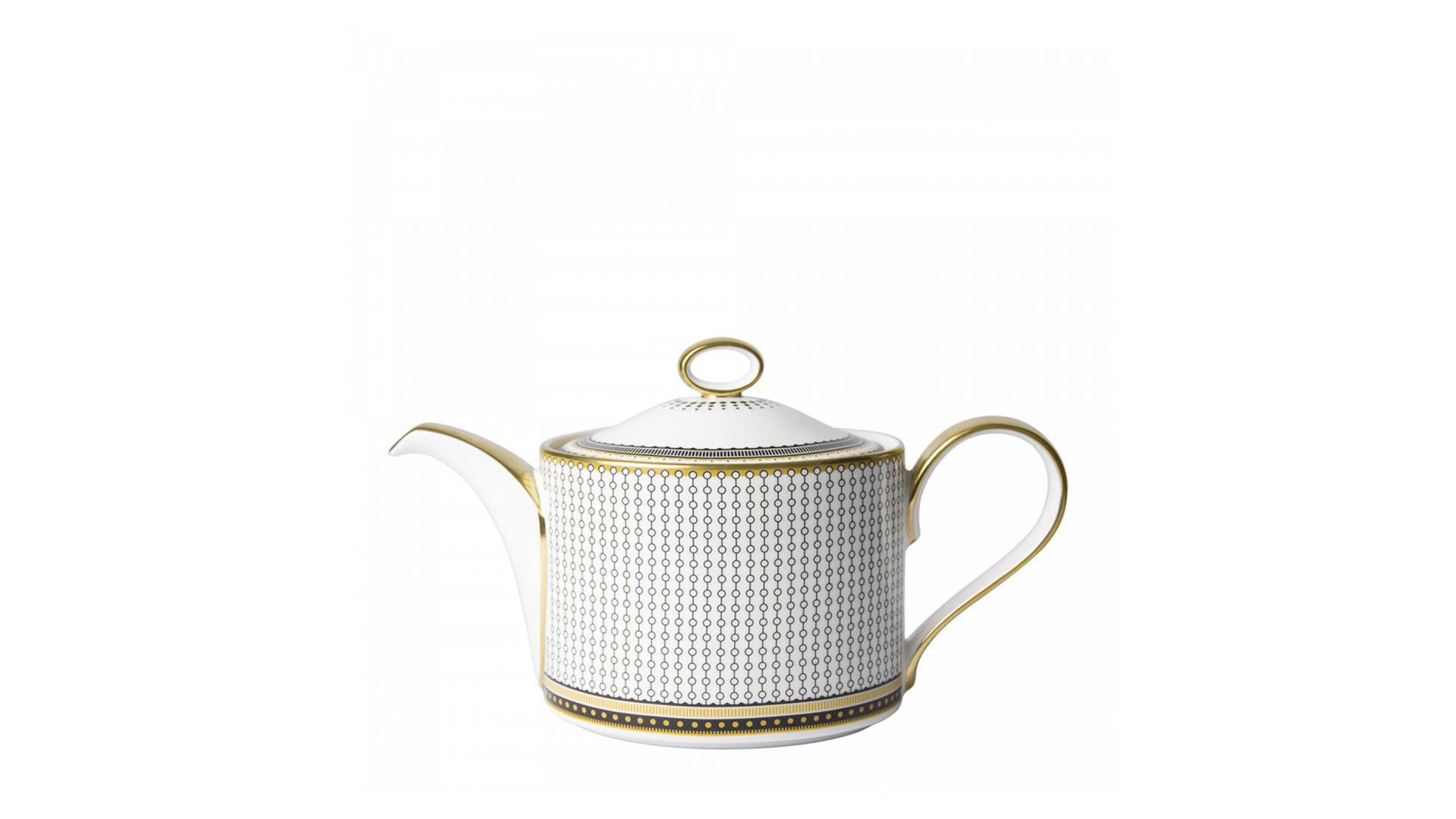 10650450 Royal Crown Derby Сервиз чайный Royal Crown Derby "Вибрации" (Oscillate, Onyx) 6/15 Фарфор костяной  - Вид №4