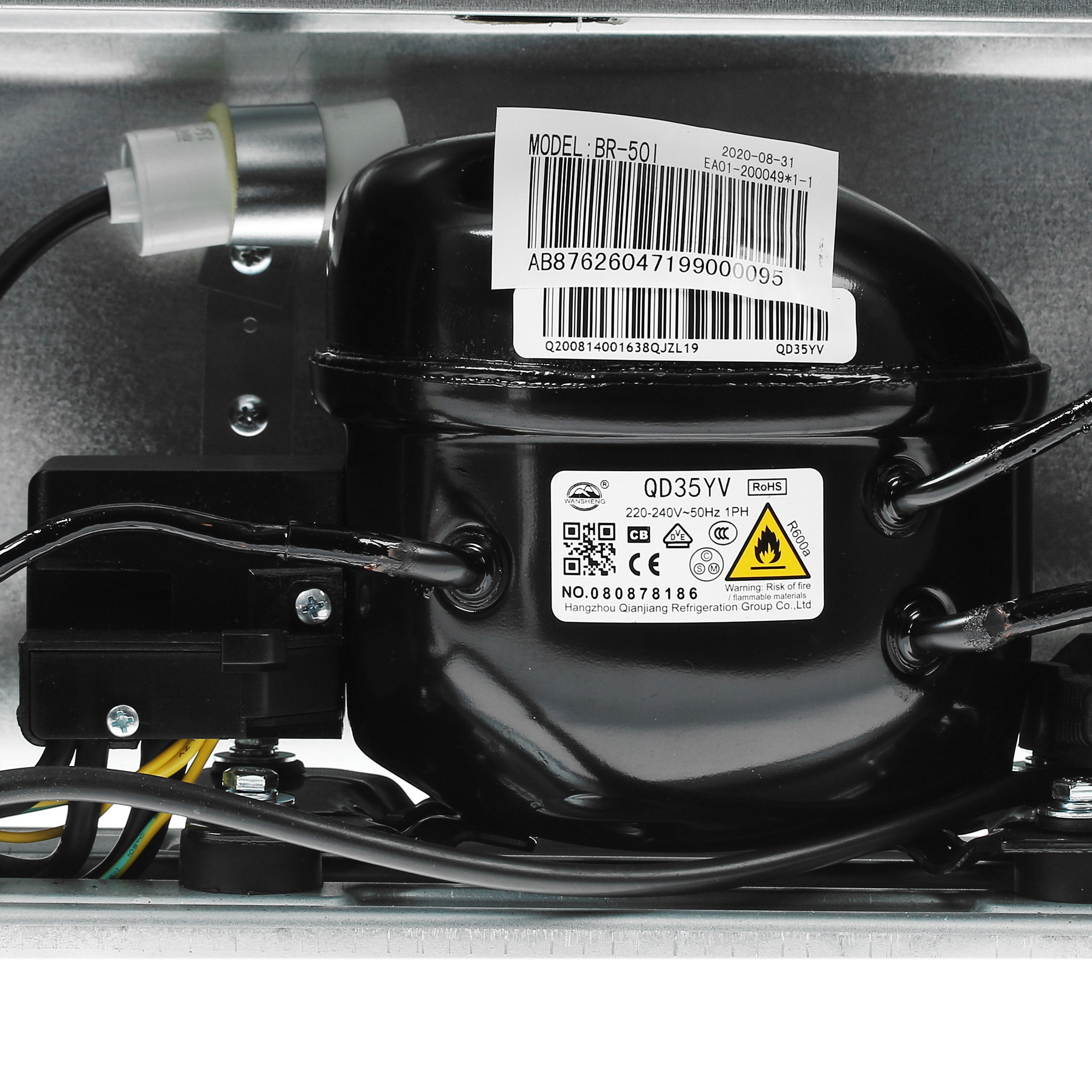 1109741 Холодильник компактный   KRAFT BR-50I серебристый STDN-0052187 - Вид №11