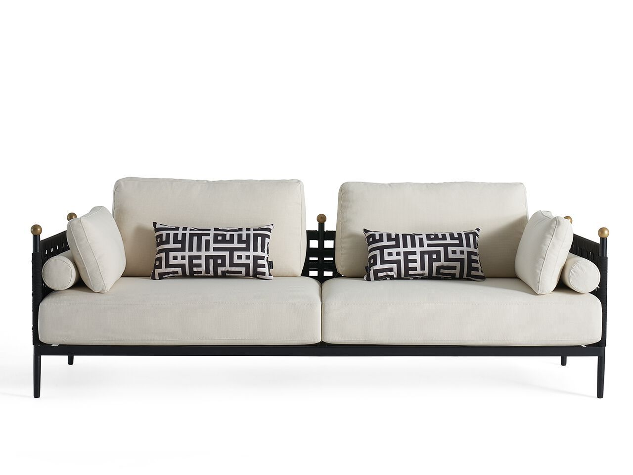 3-местный тканевый садовый диван NDESIGN Ezora ARCH-00141026