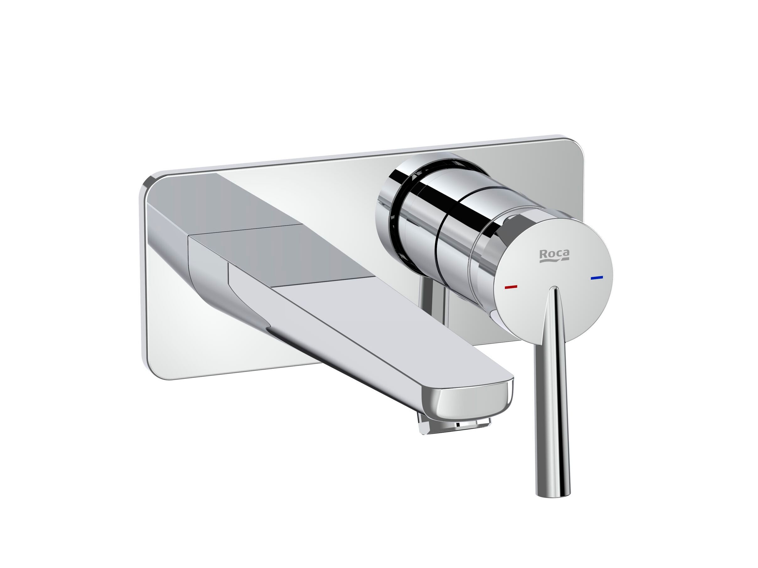 Латунный настенный смеситель для раковины с 2 отверстиями Roca Pals ARCH-00138881 - Вид №1