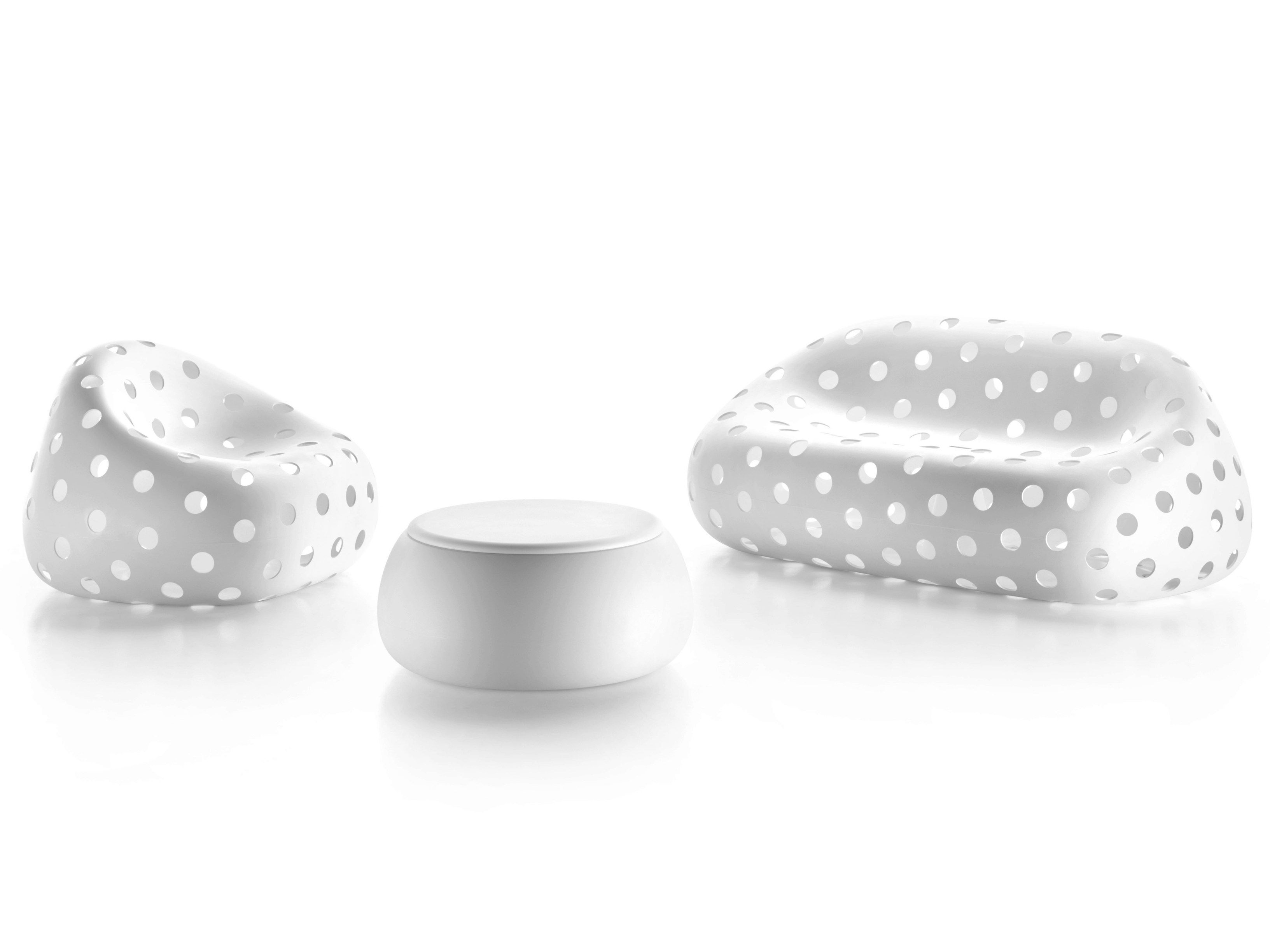 3-местный полиэтиленовый садовый диван PLUST Airball ARCH-00068205