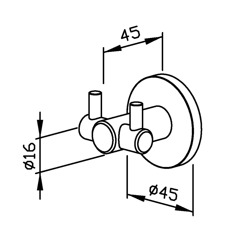 732216 Двойной крючок AC216 WAGNER_EWAR A-LINE Wagner Ewar  - Вид №1