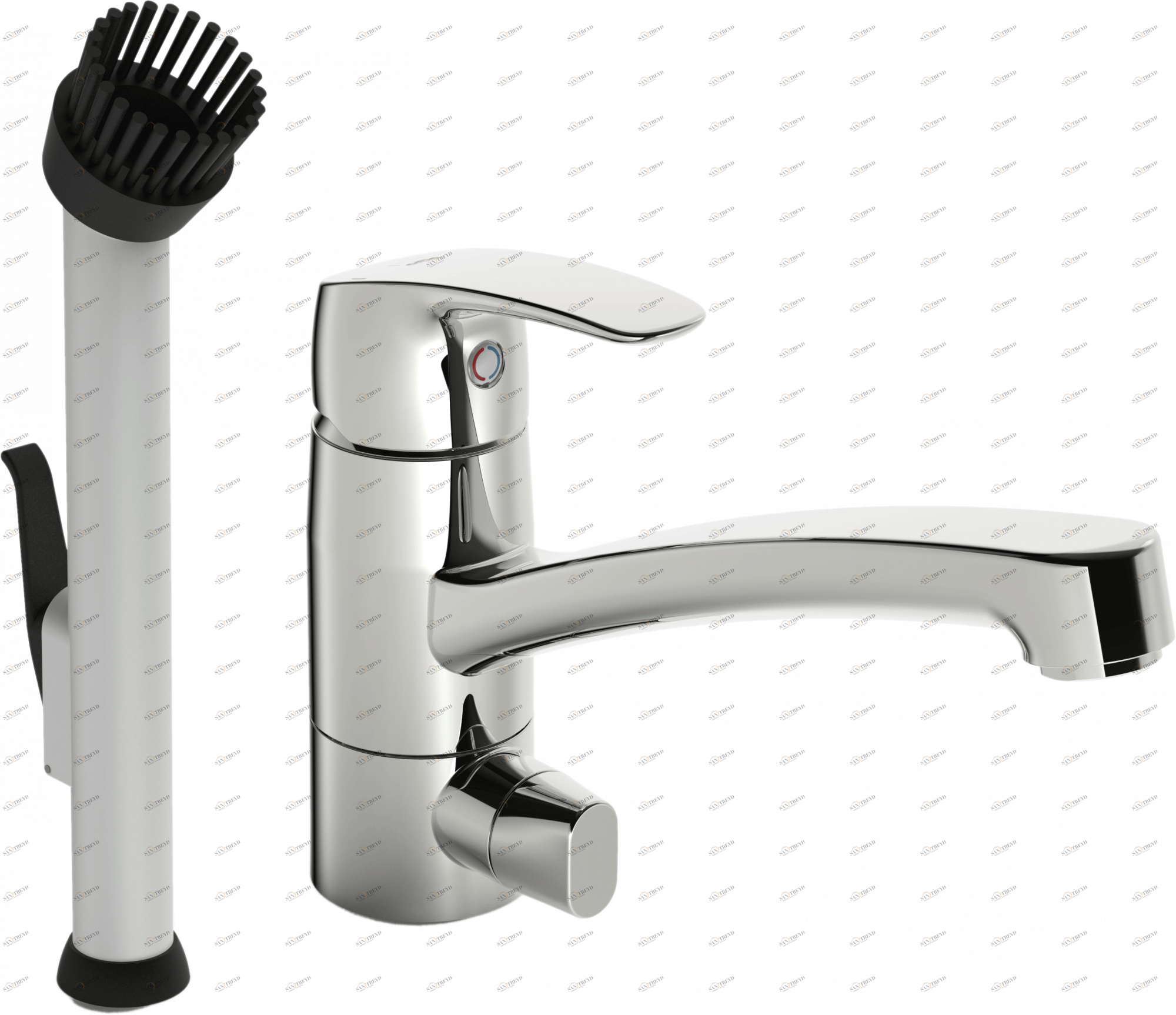 Oras 1027 Смеситель с краном для стиральной машины 1027 Safira Хром 