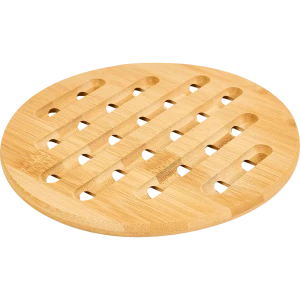 Подставка под горячее 18x18x1 см бамбук цвет натуральный
