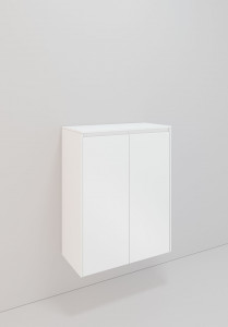 60158 Lc 158 Боковой Шкаф 350D Низкий H838, Теплый Белый Мат Noro  Белый