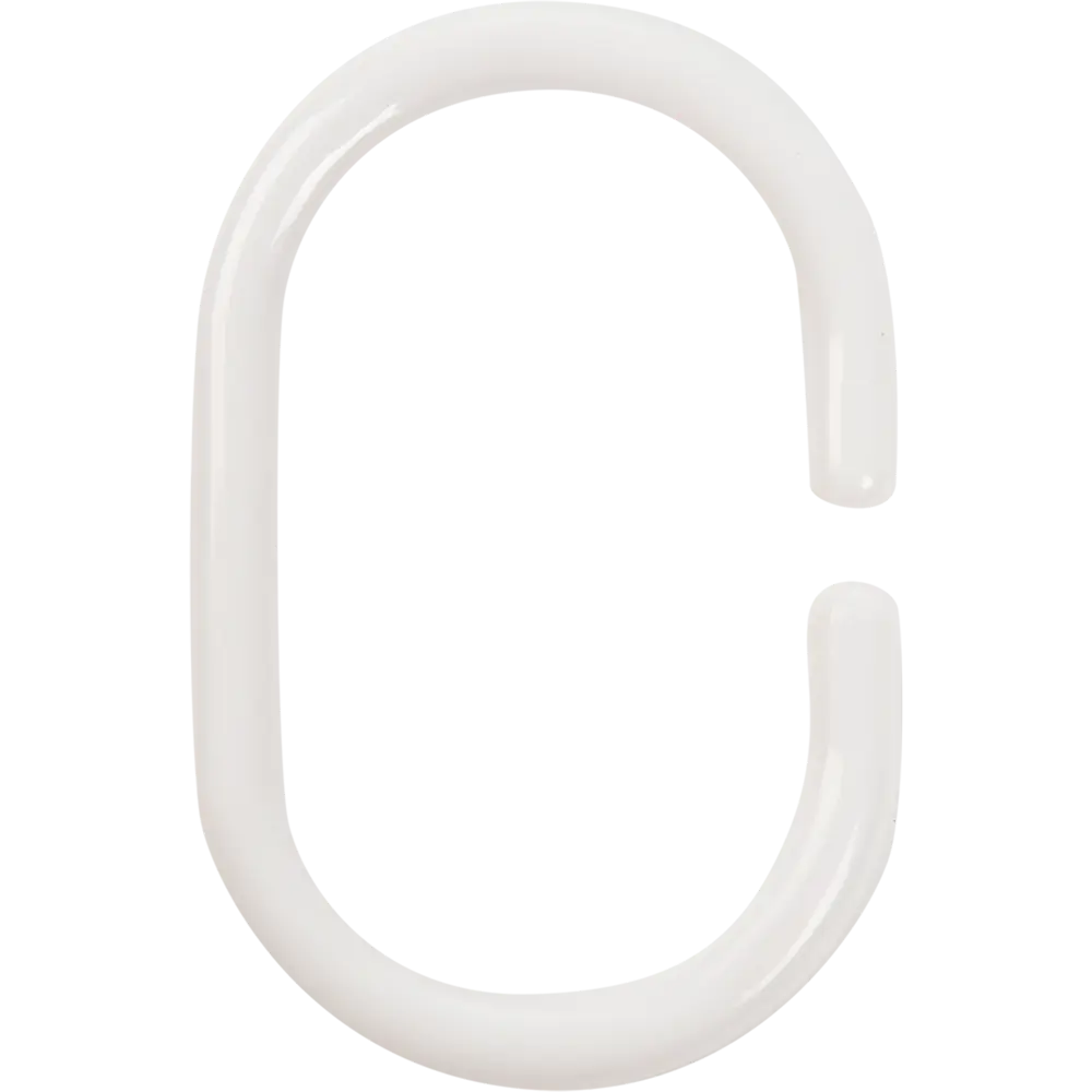 Кольца для шторок Sensea пластиковые цвет белый 12 шт STLM-2115681