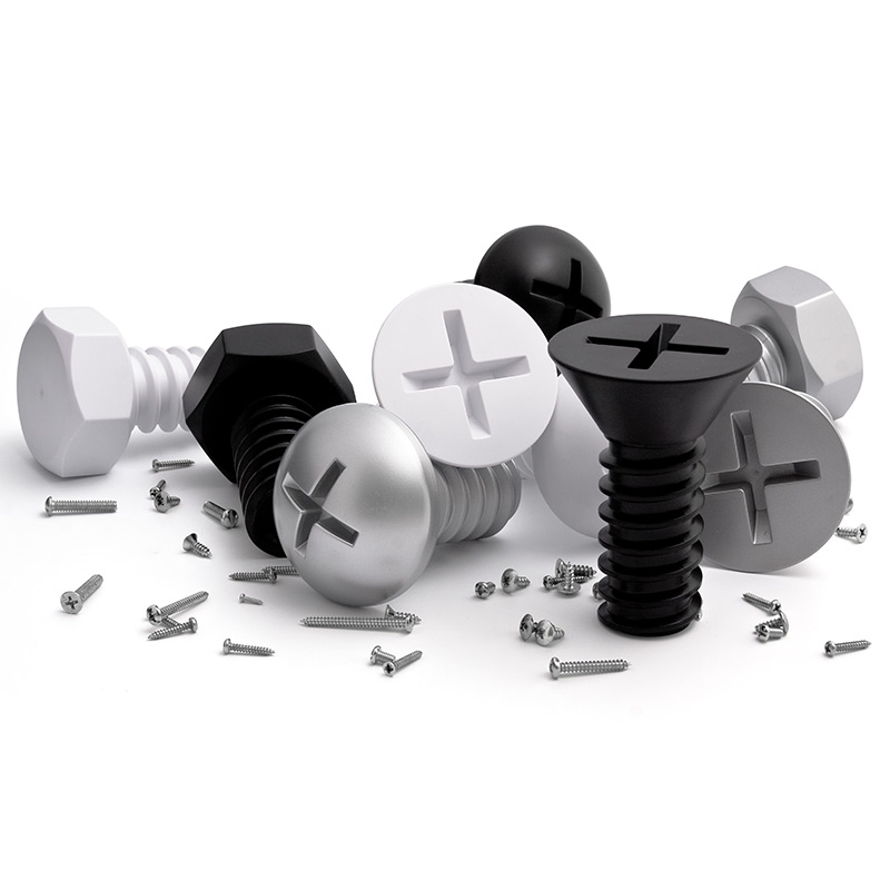 QL10064-WH Набор вешалок screw 3 шт. белый Qualy  - Вид №3