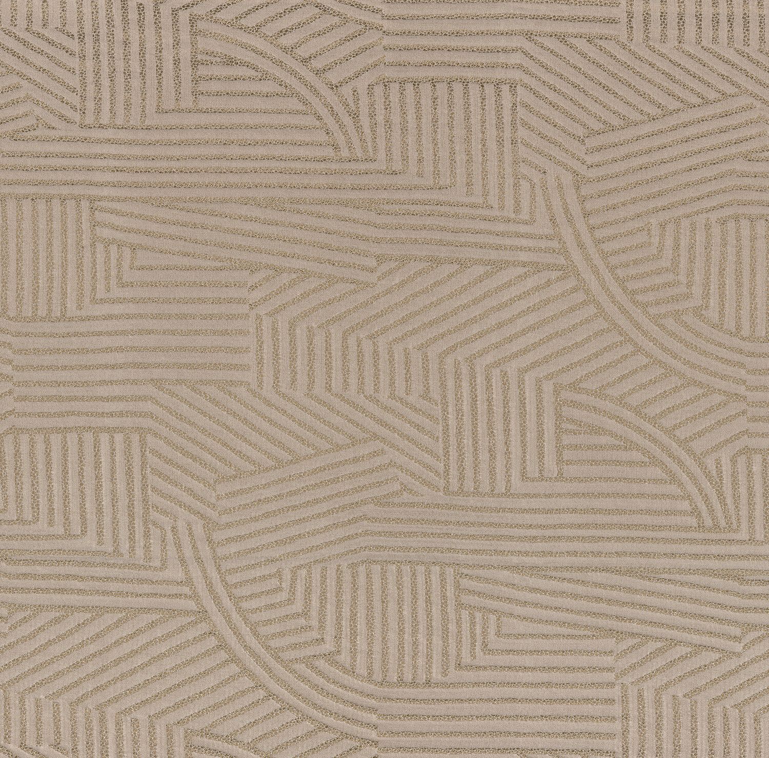 Льняная и полиамидная Жаккардовая однотонная ткань Casamance Luminescence ARCH-00114722 - Вид №2