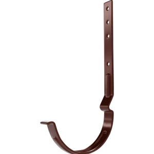 Держатель для желоба D125 мм цвет коричневый