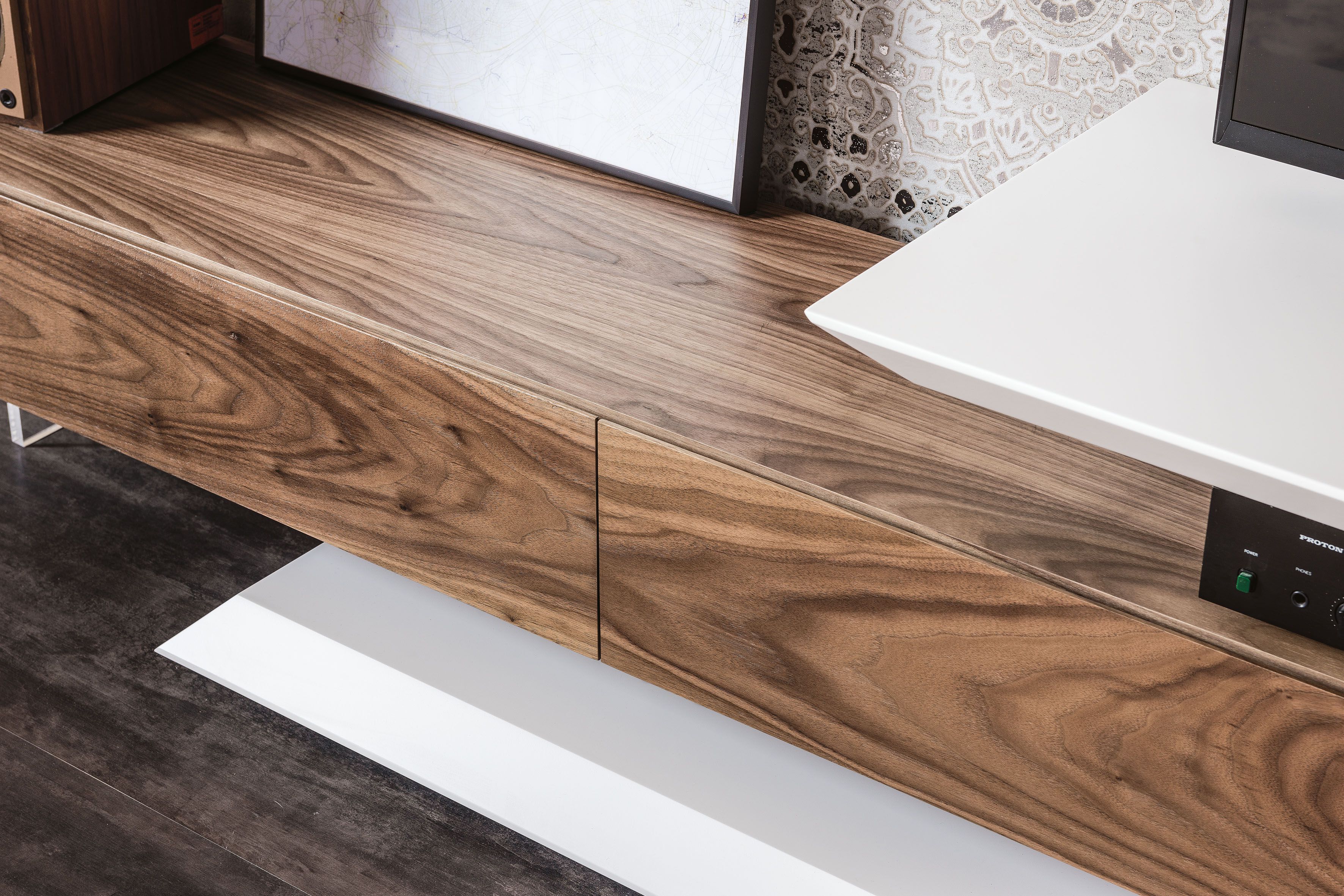 Деревянный низкий ТВ-шкаф Cattelan italia LINK ARCH-00047902 - Вид №3