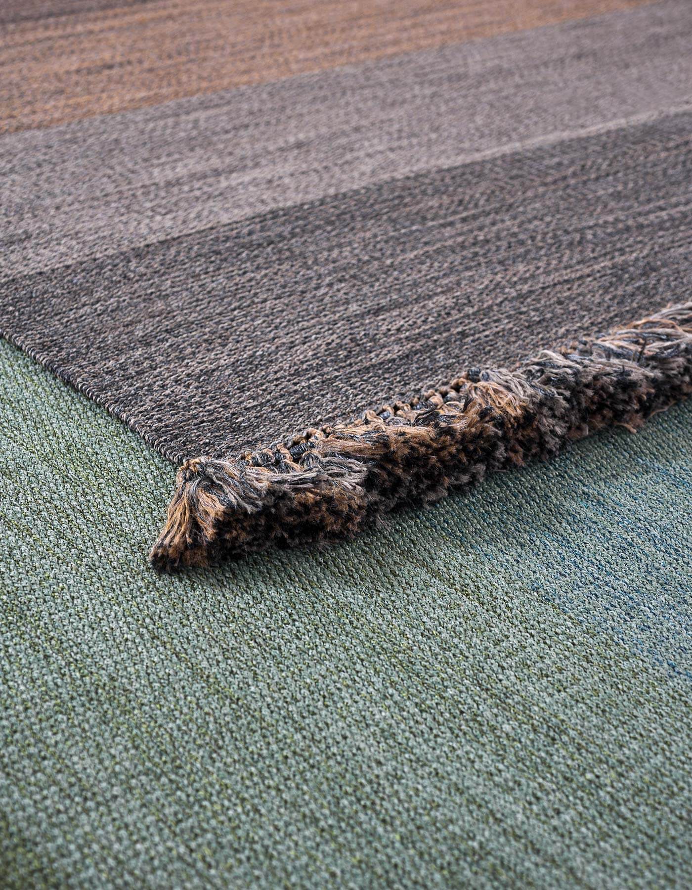 Полосатый прямоугольный ковер ручной работы RODA Tint ARCH-00080865 - Вид №5