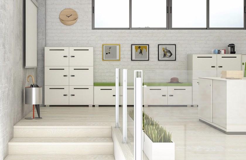 Dieffebi Металлическая офисная мебель / шкафчик Primo lockers 6prak80 - Вид №5