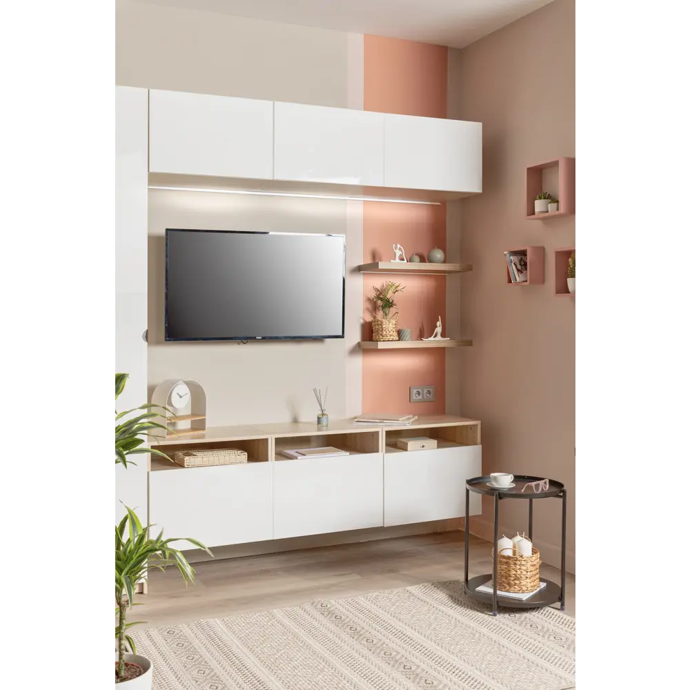 Полка настенная Spaceo Oak 60x10 см МДФ цвет дуб 82877522 STLM-2159226  - Вид №4