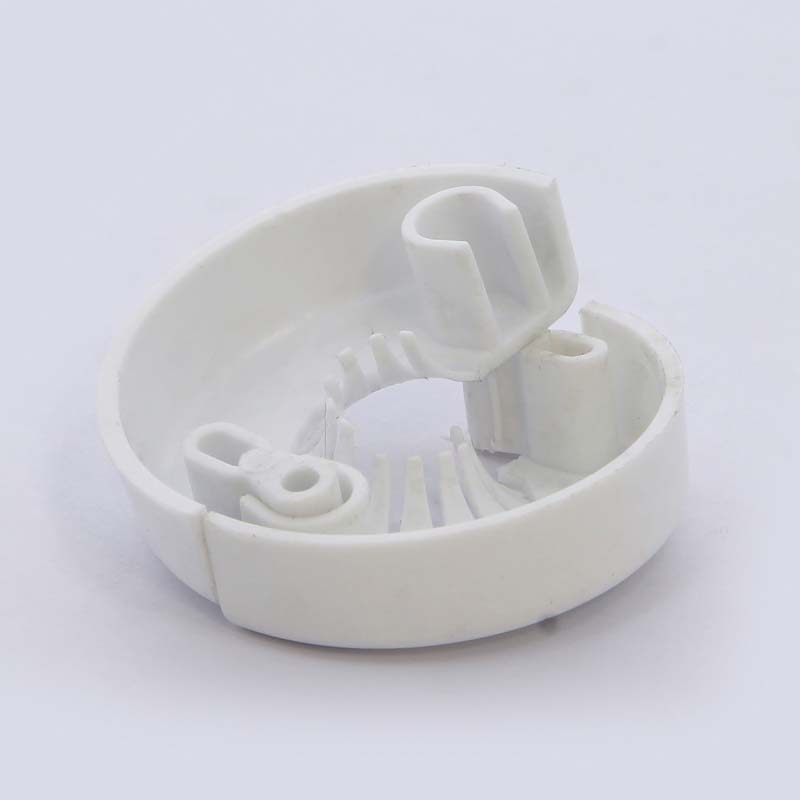 Розетка для трубы 10-18мм разъемная пластиковая белая TIEMME 3270001 - Вид №3