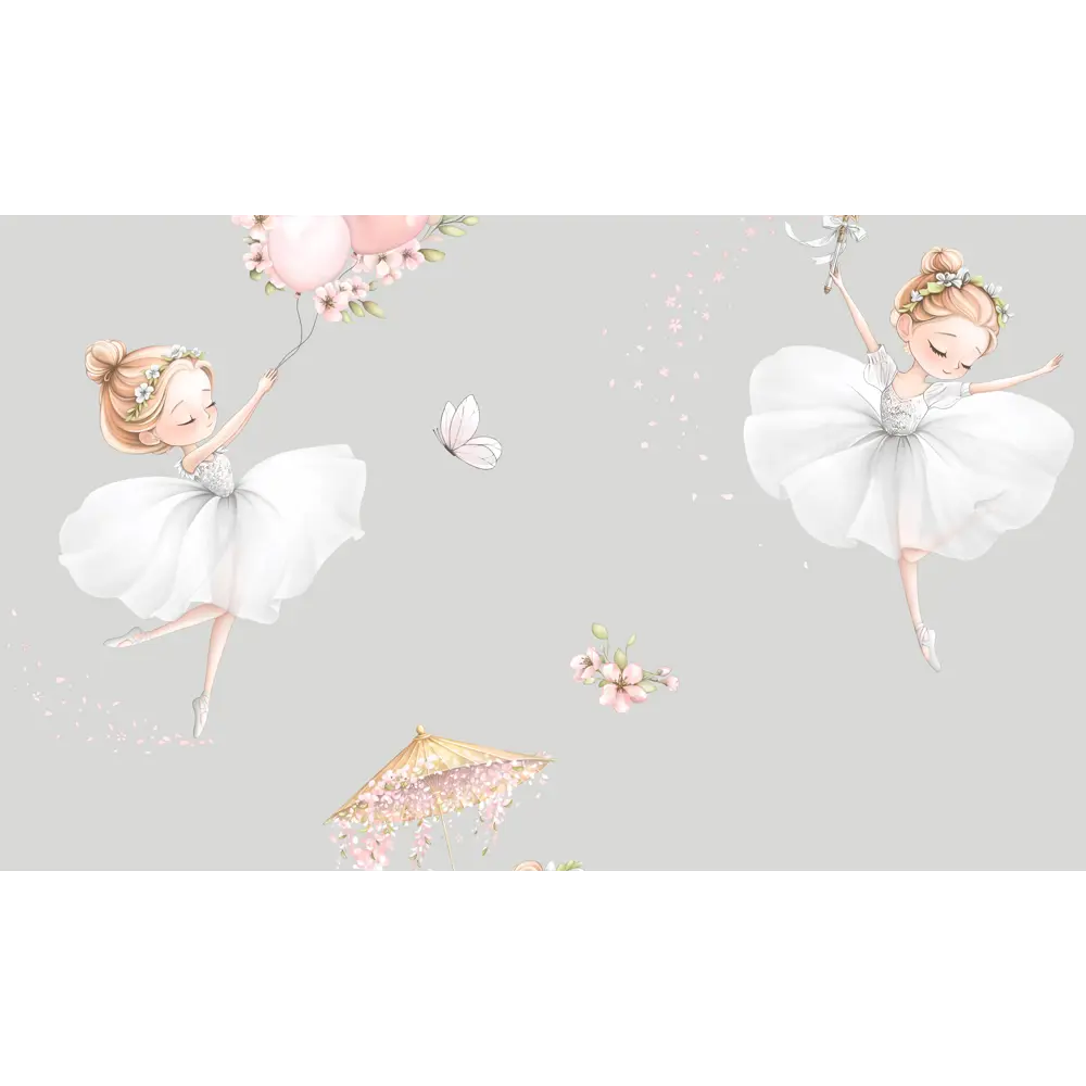 Обои флизелиновые Артекс Балерины серые 1.06 м 11498-02 STLM-2112578 - Вид №2