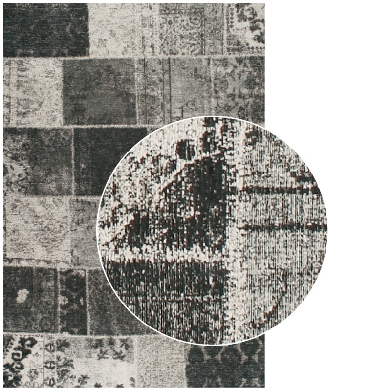 S73GR/NEX195 Ковер Adriani e Rossi Серый черный  - Вид №4