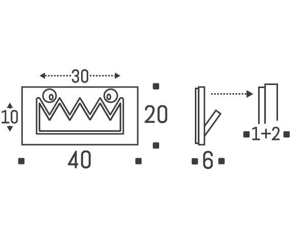 Вешалка для одежды из фанеры AMBIVALENZ Fläpps Monsterhäng 40x20-1 ARCH-00117341 - Вид №6