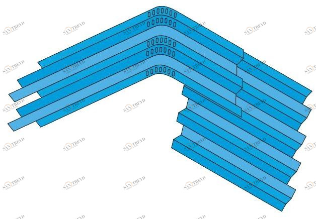 UNIMETAL Изогнутая металлическая арматура для кровли Genus sun-id-1485848