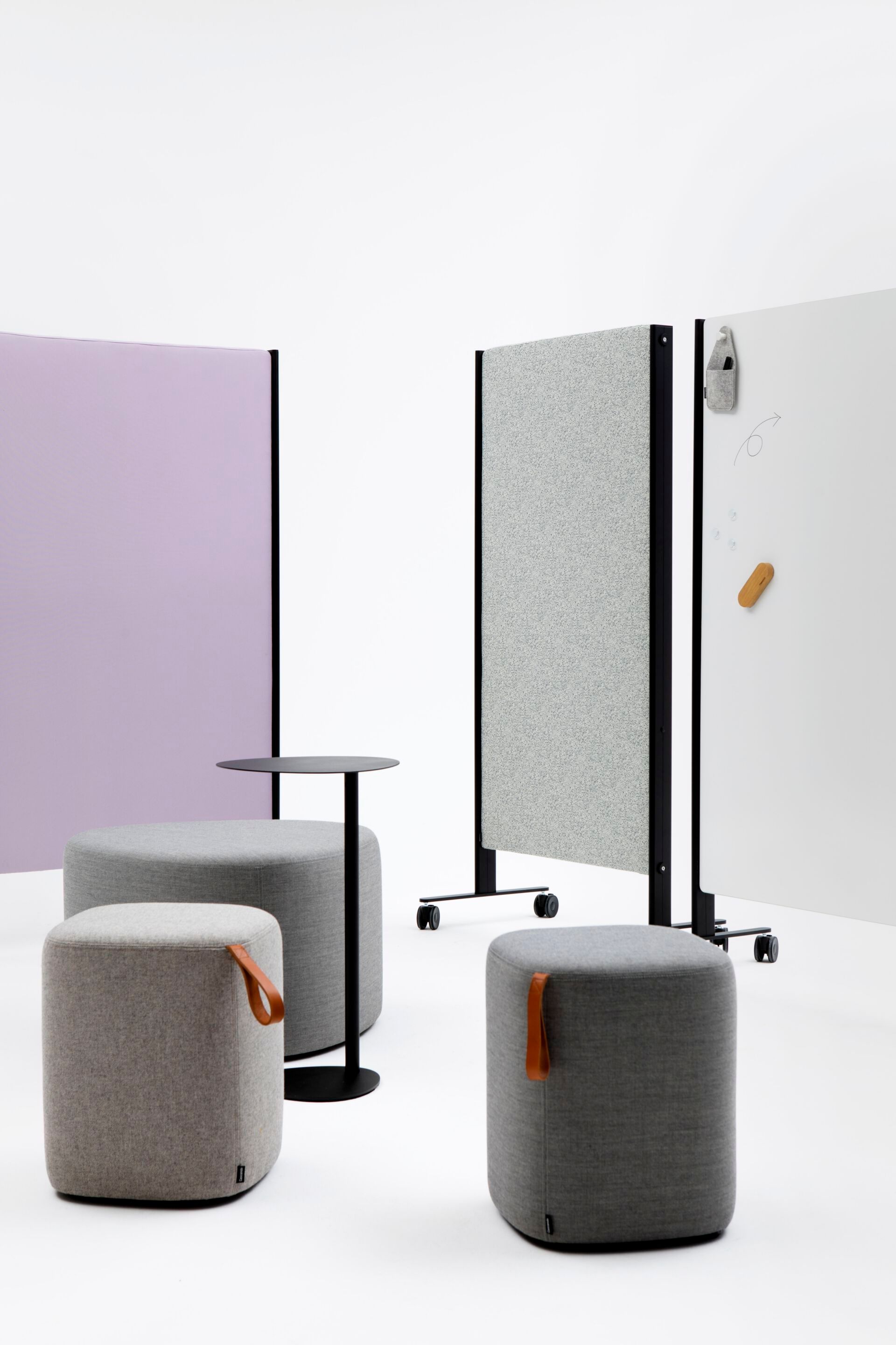 Звукопоглощающая ткань мобильный офис перегородка Cascando Round20 ARCH-00038017 - Вид №6