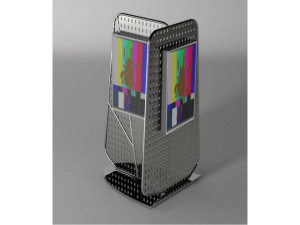 Трехфазный цифровой Тотем из оцинкованного листа